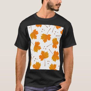 T-shirt Maple Mirth : Feuilles d'automne de dessin