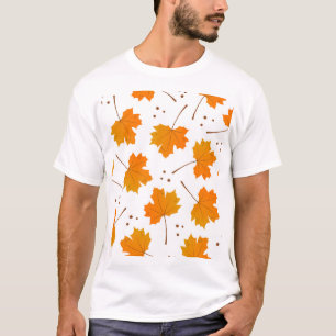 T-shirt Maple Mirth : Feuilles d'automne de dessin