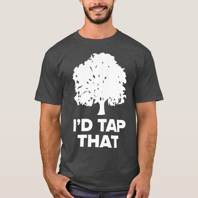 T-shirt Maple    SugaringFunny Sirop D'Agriculture Id Appu (Devant)