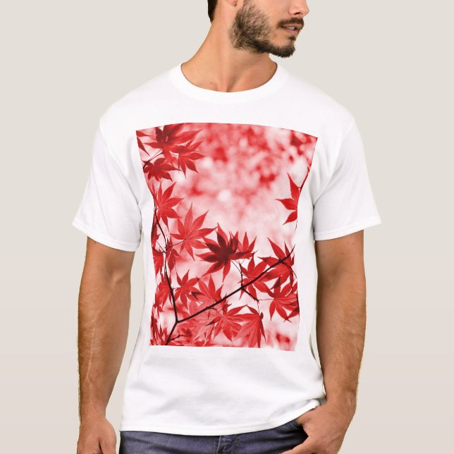 T-shirt Maple Trees Feuille Design-29997 (Devant)