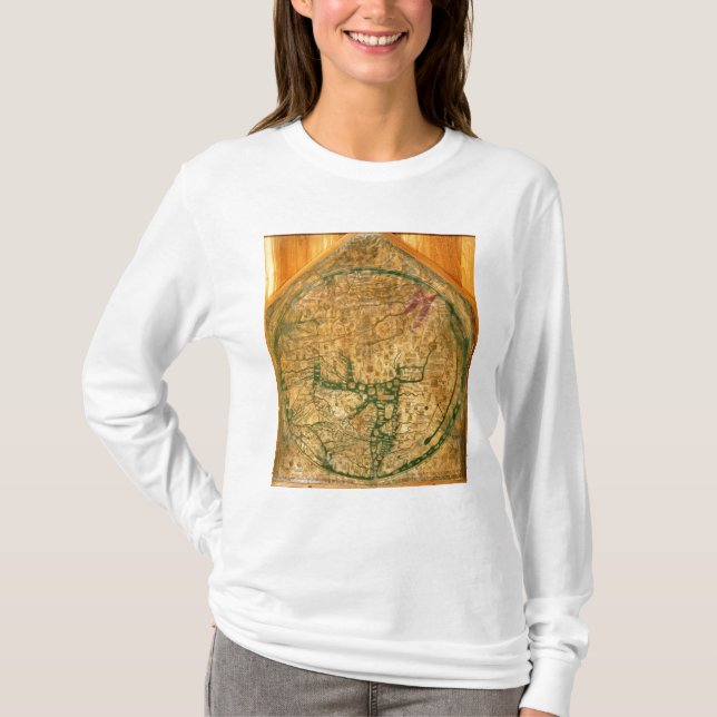 T-shirt Mappa Mundi, c.1290 (Devant)