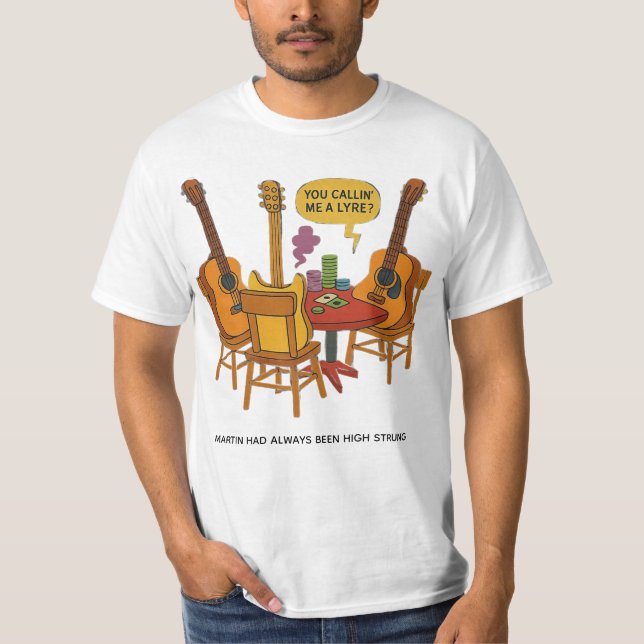 T-shirt M'appelez-vous une Lyre? (Devant)