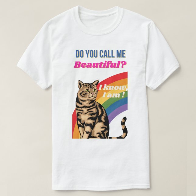 T-shirt M'appelles-tu belle ? (Design devant)