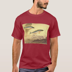 T-shirt Maquereau dans l'Océan, Art Japonisme Vintage