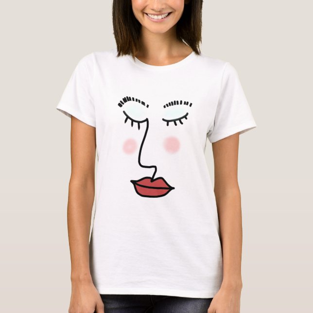 T-shirt maquillage (Devant)
