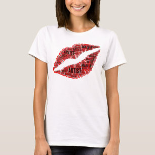 T-shirt Maquillage Artiste Cosmétique Skincare Cosmetologu
