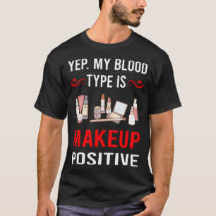 T-shirt Maquillage de groupe sanguin
