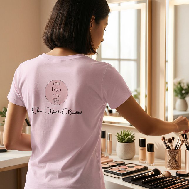 T-shirt Maquillage de logo commercial BlackScriptEmployeeN (Créateur téléchargé)