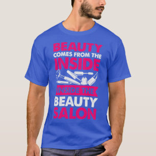 T-shirt Maquillage de salon de beauté Artiste Cosmetologue