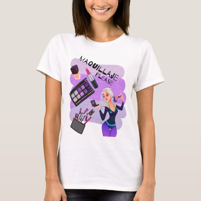 T-SHIRT MAQUILLAGE S'IL VOUS PLAÎT (Devant)