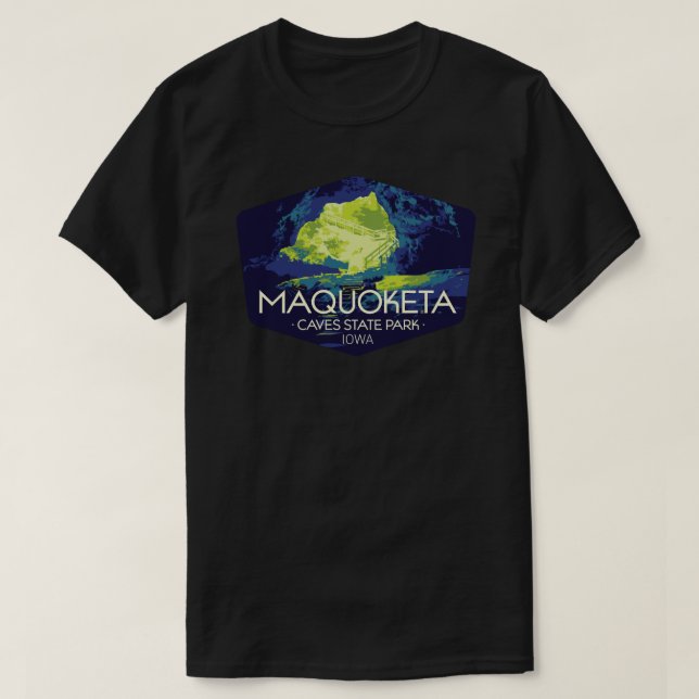 T-shirt Maquoketa Caves State Park Sticker.png (Design devant)
