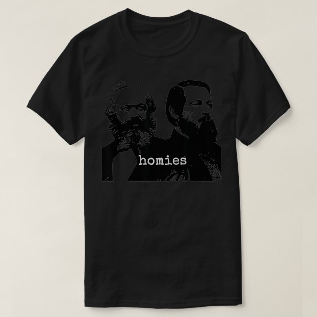 T-shirt Mar Engels Homies (Design devant)