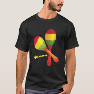 T-shirt Maracas Percussion Musique latine mexicaine Rumba 