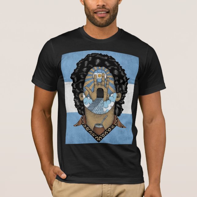 T-shirt Maradona Argentine (Devant)