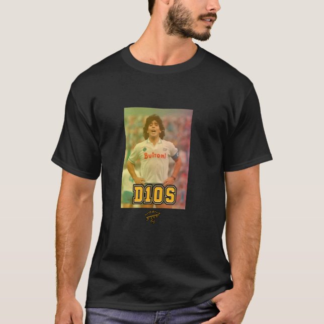 T-shirt Maradona D10S Naples (Devant)