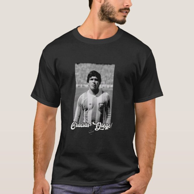 T-shirt Maradona Gracias Diego Argentina (Devant)