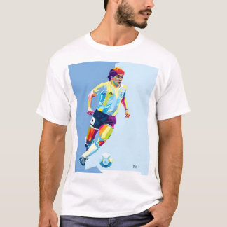 T-shirt Maradona legendary football player 