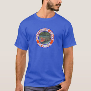 T-shirt Marais Okefenokee Géorgie Vintage Alligator Gator