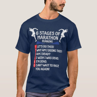T-shirt Marathon amusant coureur Humour Marathoner