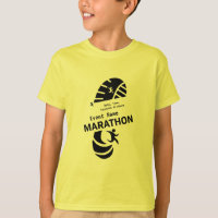 Marathon de charité événement promotionnel merch T