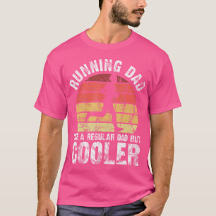 T-shirt Marathon de coureur de biathlon Courir Fête des pè