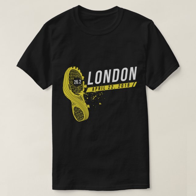 T-shirt Marathon de Londres 2018 (Design devant)