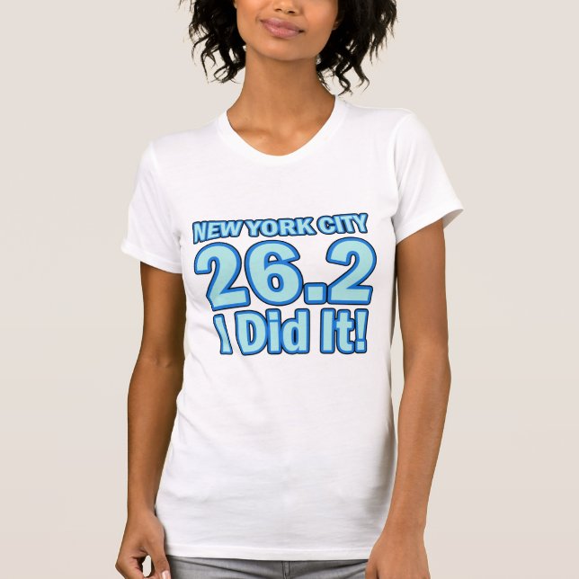T-shirt Marathon de New York City (Devant)