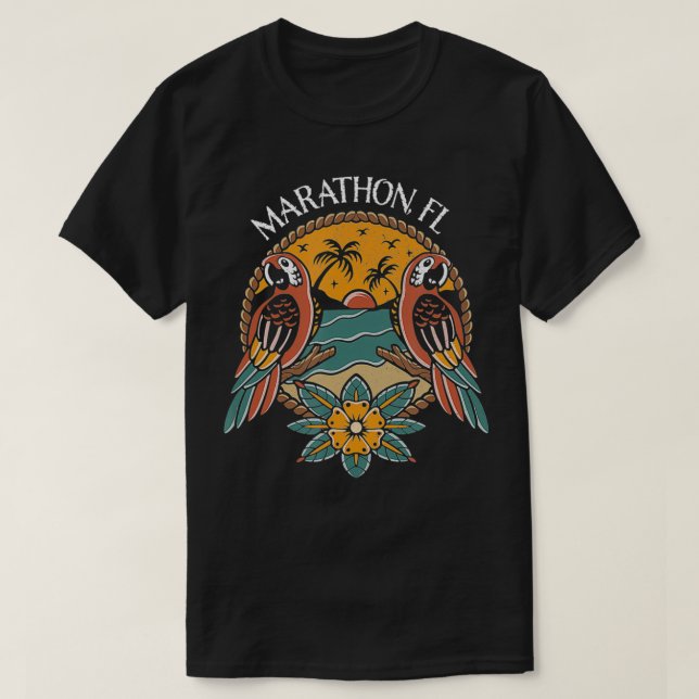 T-shirt Marathon Florida Keys (Design devant)
