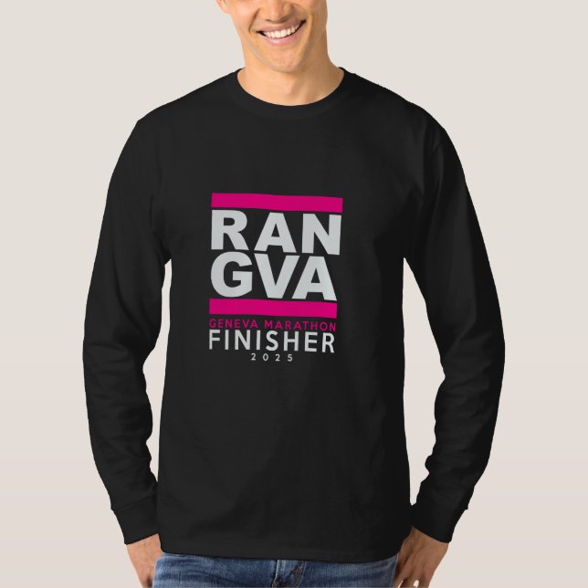 T-shirt Marathon GENÈVE 2025 Finisseur (Devant)