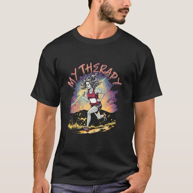 T-shirt Marathon Marathonien Course (Devant)