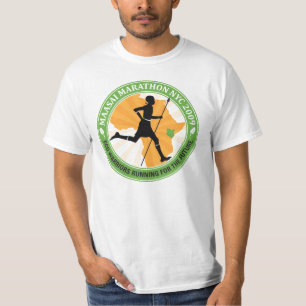 T-shirt Marathon Masai logo rond 2009