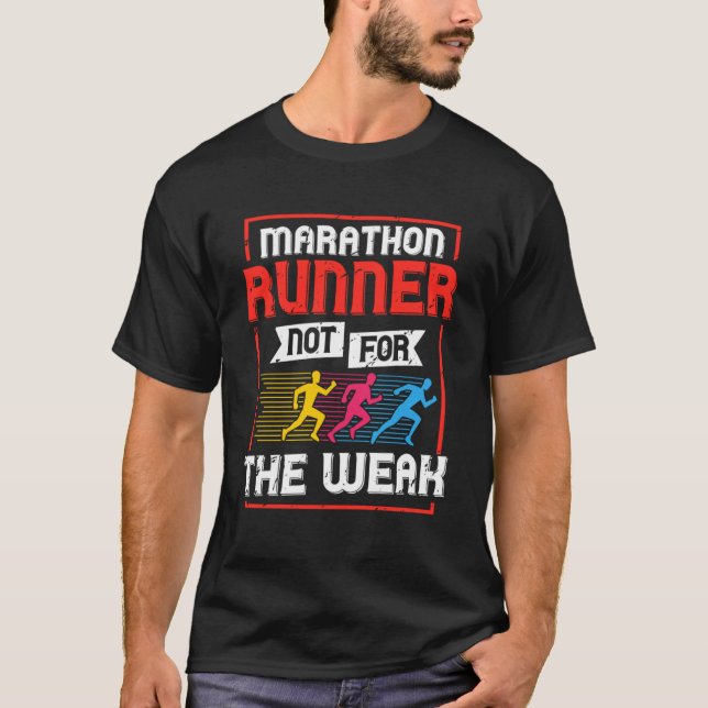 T-shirt Marathon Runner Training Runner Finisher Coach Be (Devant)
