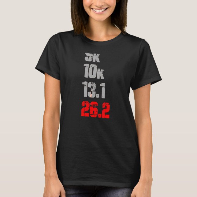 T-shirt Marathon Runners Marathon Catégories de Marathon R (Devant)