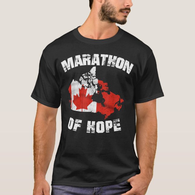 T-shirt Marathon Terry Fox de l'Espoir Canada Marathon (Devant)