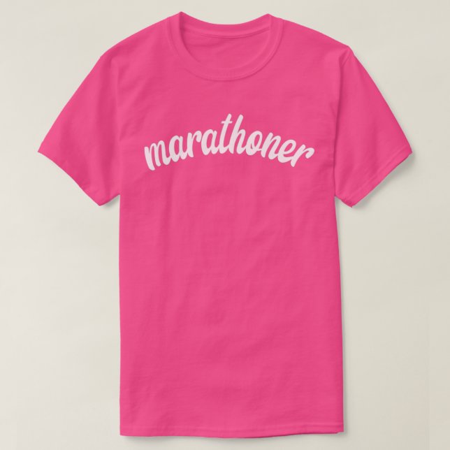 T-shirt Marathonien Coureur de Super Puissance Mens Femmes (Design devant)