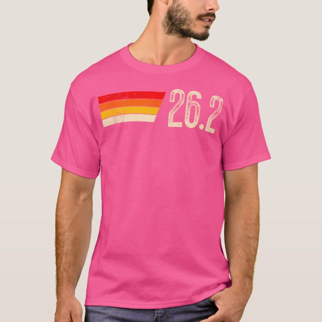 T-shirt Marathonien Semi-Marathon 26 2 Course Drôle Marath (Devant)