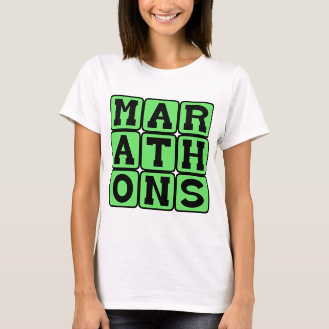 T-shirt Marathons, Réussite du Coureur (Devant)