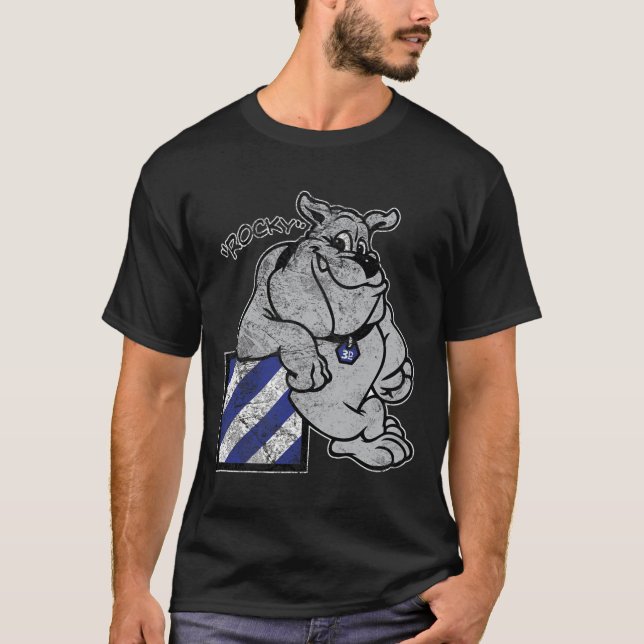 T-shirt Marauder 3e division d'infanterie Rocky The Bulldo (Devant)