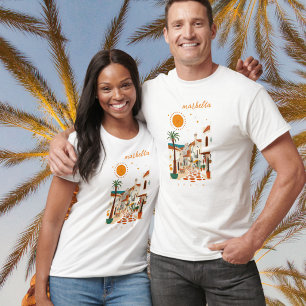 T-shirt Marbella espagne vacances méditerranée 