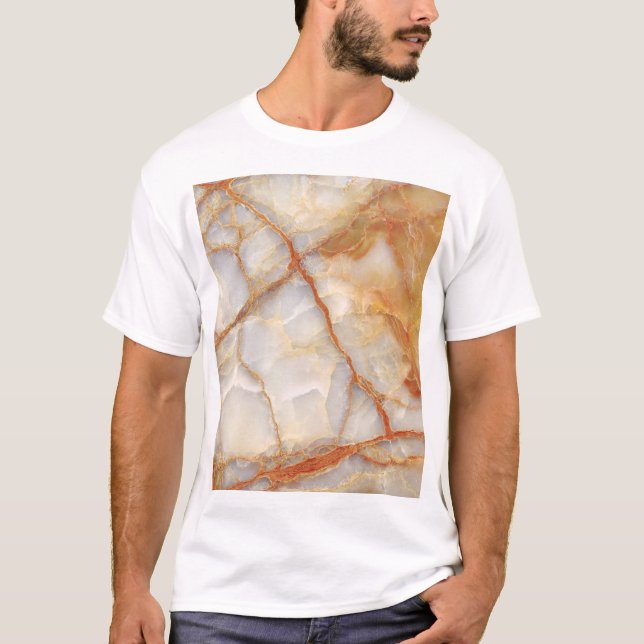 T-shirt Marble Majesty : Élégance brillante (Devant)