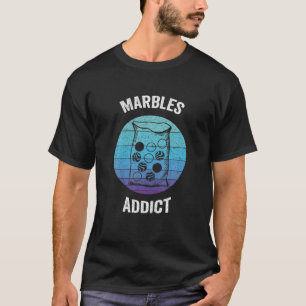 T-shirt Marbles Addict Jeu de course vintage Marbles