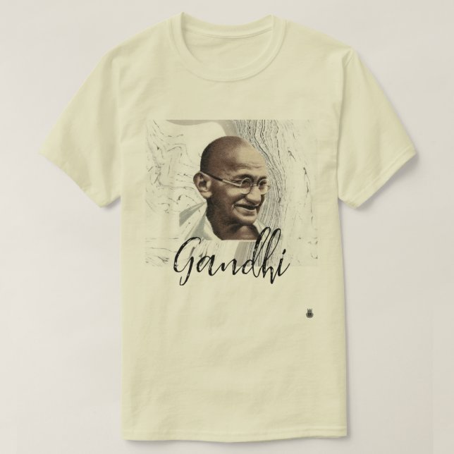 T-shirt marbré Gandhi (Design devant)