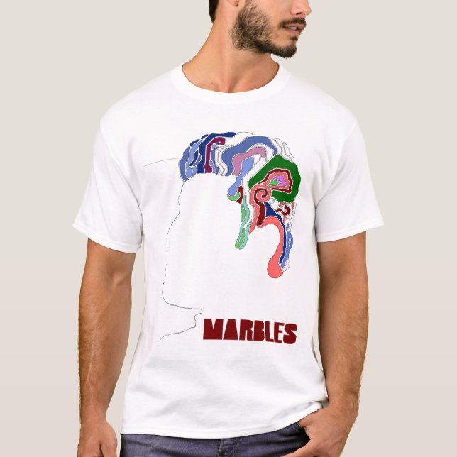 T-shirt MARBRES (style de Dylan) (Devant)