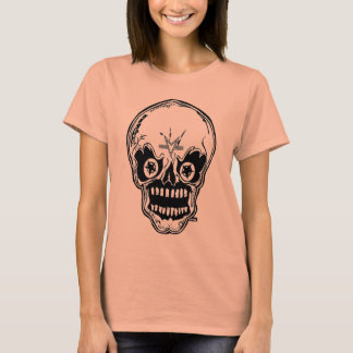 T-shirt Marc Vachon Femmes M. Bones Head Burnout Tee