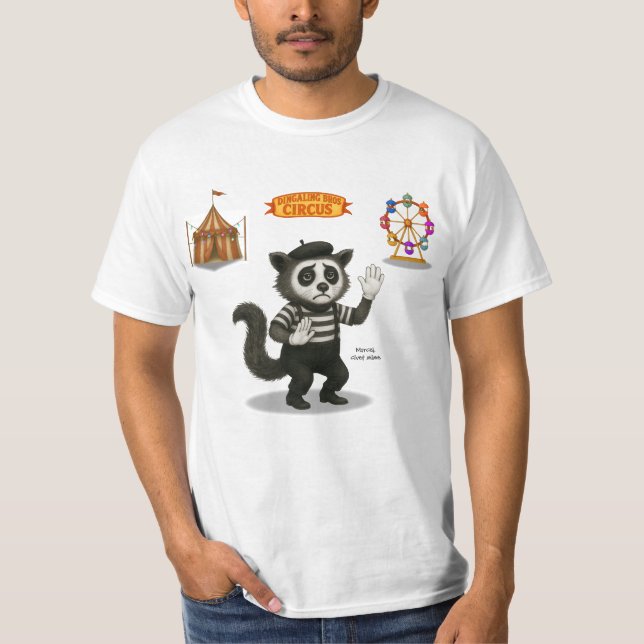 T-shirt Marcel, civet mime (Devant)