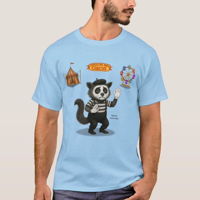 T-shirt Marcel, civette mime (Devant)