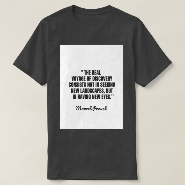 T-shirt Marcel Proust (Design devant)