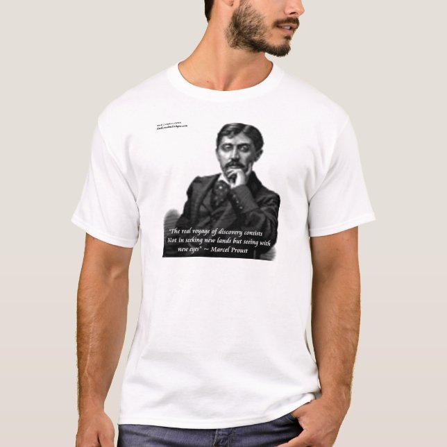 T-shirt Marcel Proust & Célèbre Citation (Devant)