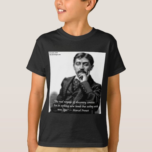 T-shirt Marcel Proust & Célèbre Citation (Devant)