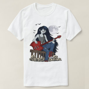 T-shirt Marceline Adventure Time Reine Vampire Gothique Ba